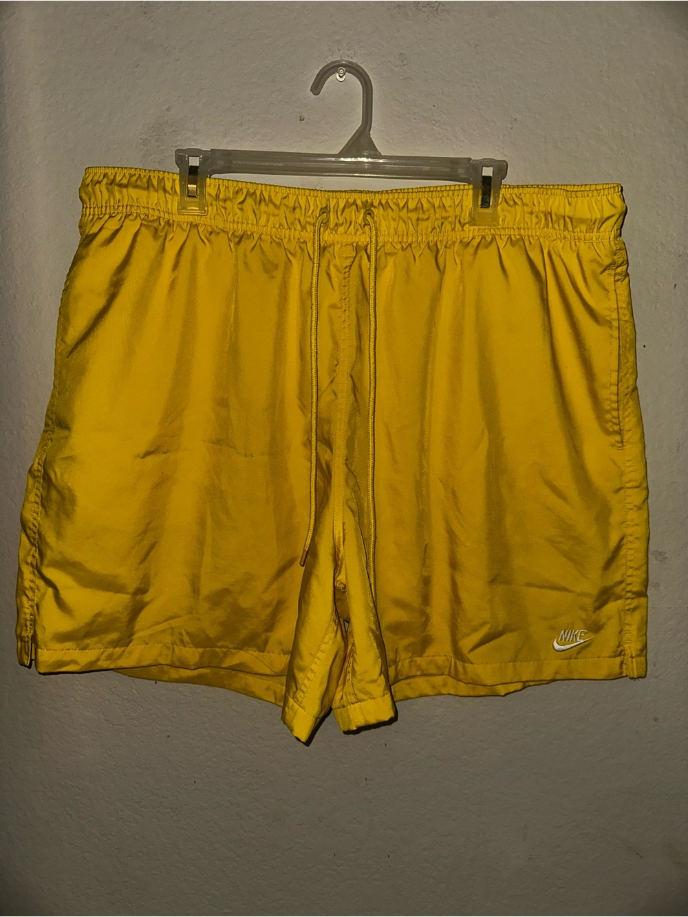 Nike yellow men's shorts size XXL